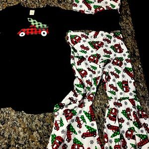 Christmas clothes for toddlers two sets